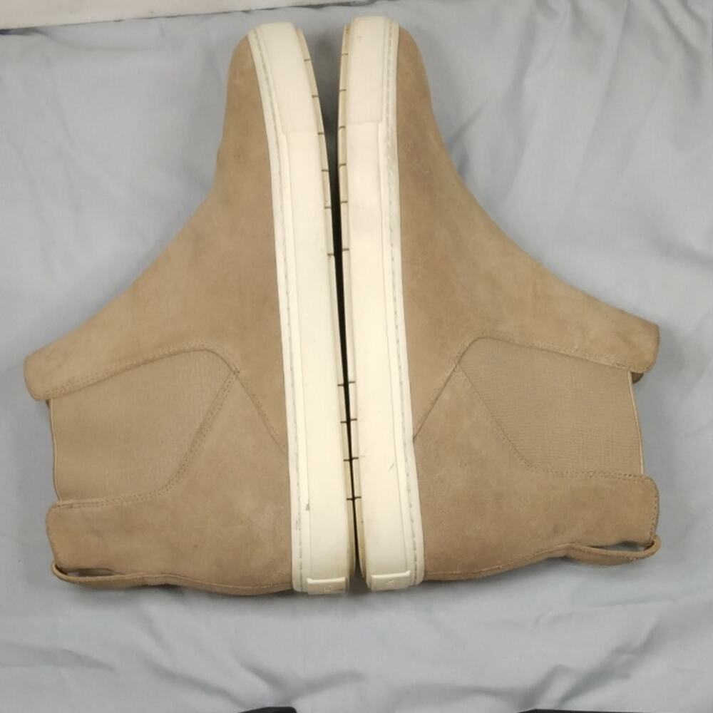 Vince newlyn Suede High Top Booties woodsmoke color Size 8 - Picture 6 of 8
